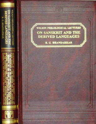 Book cover for Wilson Philological Lectures: On Sanskrit and the Derived Languages