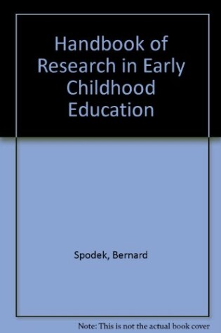 Cover of Handbook of Research in Early Childhood Education