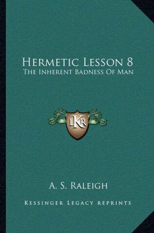 Cover of Hermetic Lesson 8