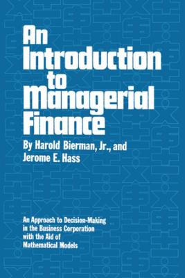 Cover of An Introduction to Managerial Finance