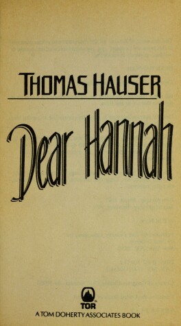 Book cover for Dear Hannah