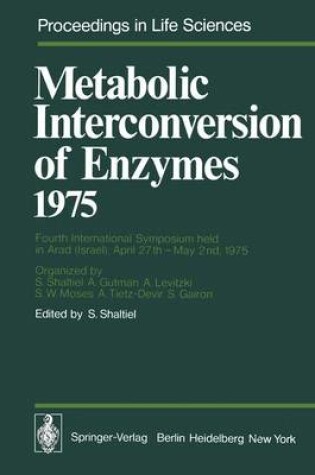 Cover of Metabolic Interconversion of Enzymes 1975
