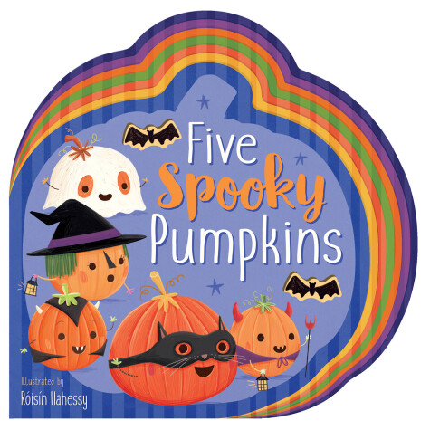 Book cover for Five Spooky Pumpkins