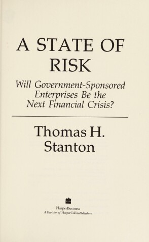 Book cover for A State of Risk