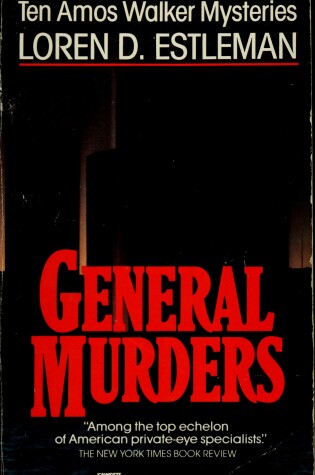 Cover of General Murders