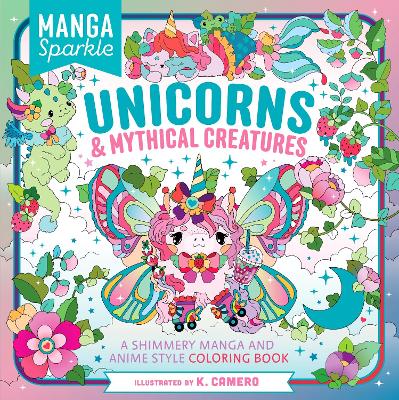 Book cover for Manga Sparkle: Unicorns & Mythical Creatures