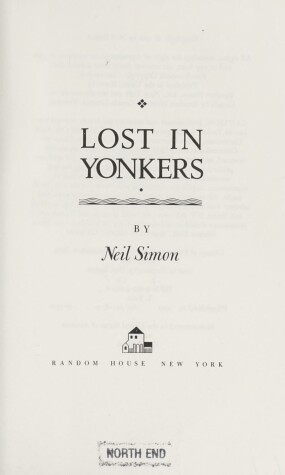 Book cover for Lost in Yonkers