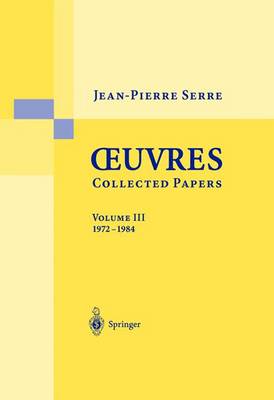 Cover of Oeuvres - Collected Papers III