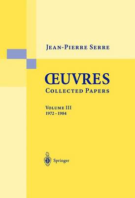 Book cover for Oeuvres - Collected Papers III