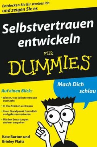 Cover of Selbstvertrauen entwickeln fur Dummies