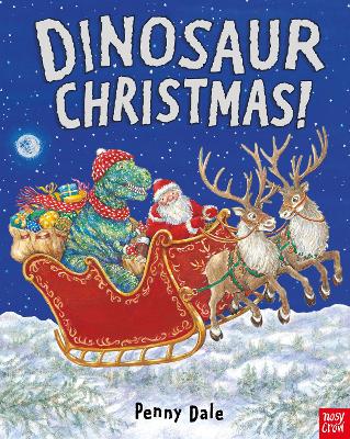 Book cover for Dinosaur Christmas!