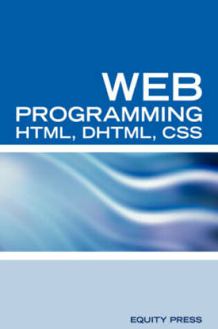 Cover of Web Programming Interview Questions with HTML, DHTML, and CSS