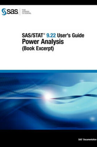 Cover of SAS/STAT 9.22 User's Guide