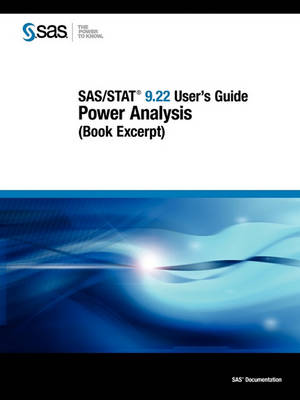 Book cover for SAS/STAT 9.22 User's Guide