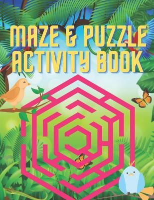 Book cover for Maze And Puzzle Activity Book