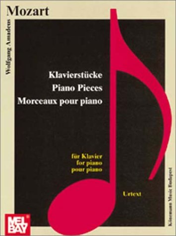 Book cover for Mozart: Piano Pieces
