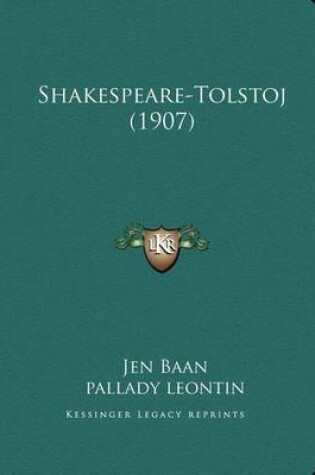 Cover of Shakespeare-Tolstoj (1907)