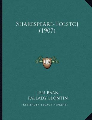 Cover of Shakespeare-Tolstoj (1907)