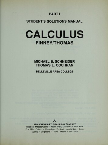 Cover of Calculus