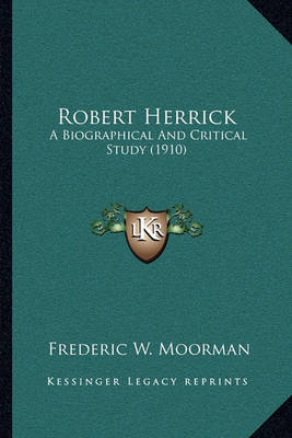 Book cover for Robert Herrick