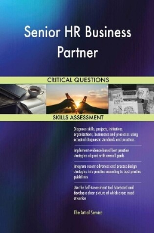 Cover of Senior HR Business Partner Critical Questions Skills Assessment