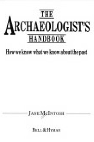 Cover of The Archaeologist's Handbook