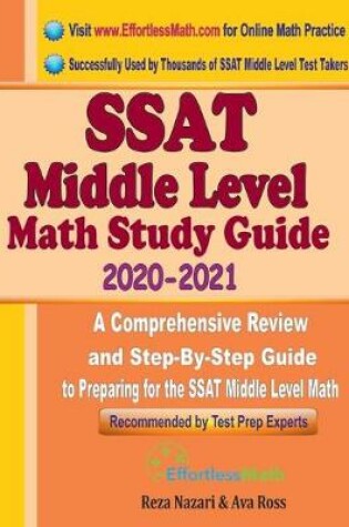 Cover of SSAT Middle Level Math Study Guide 2020 - 2021