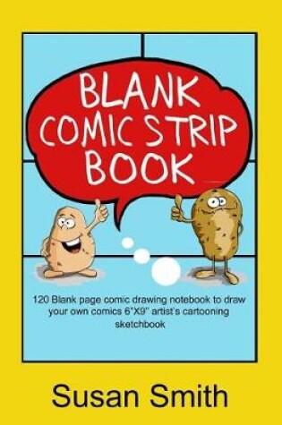 Cover of Blank Comic Strip Book