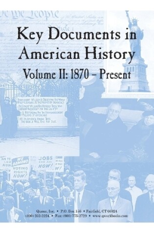 Cover of Key Documents in American History Volume II