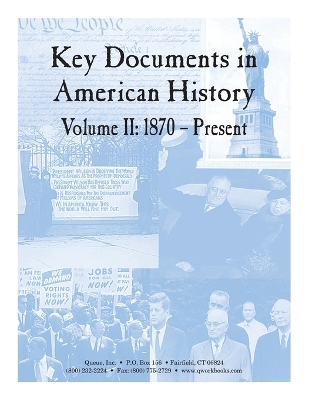 Book cover for Key Documents in American History Volume II