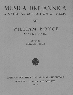 Cover of Musica Britannica