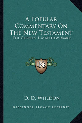 Cover of A Popular Commentary on the New Testament