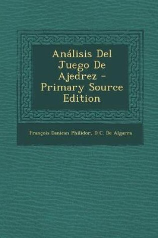 Cover of Analisis del Juego de Ajedrez