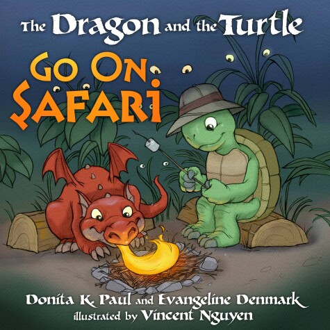 Book cover for The Dragon and the Turtle Go on Safari