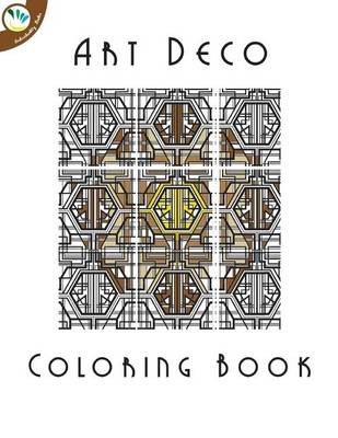 Book cover for Art Deco Coloring Book for Adults