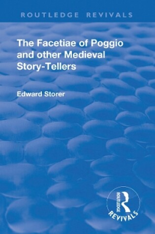 Cover of Revival: The Facetiae of Poggio and Other Medieval Story-tellers (1928)