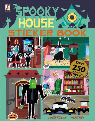Book cover for Spooky House Sticker Book