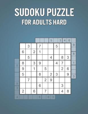 Book cover for Sudoku Puzzle For Adults Hard