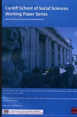 Cover of Review of the Welsh Network of Healthy School Schemes, 2007-2008 - Final Report, March 2009