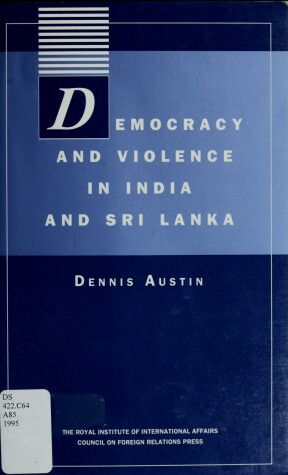 Book cover for Democracy and Violence in India and Sri Lanka