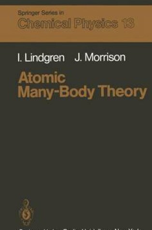 Cover of Atomic Many-body Theory