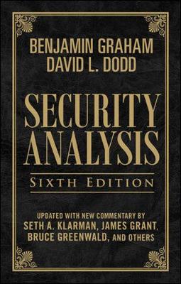 Book cover for Security Analysis: Sixth Edition, Foreword by Warren Buffett (Limited Leatherbound Edition)