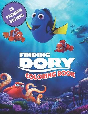 Book cover for Finding Dory Coloring Book