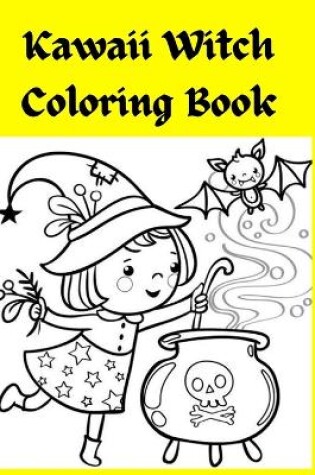 Cover of Kawaii Witch Coloring Book