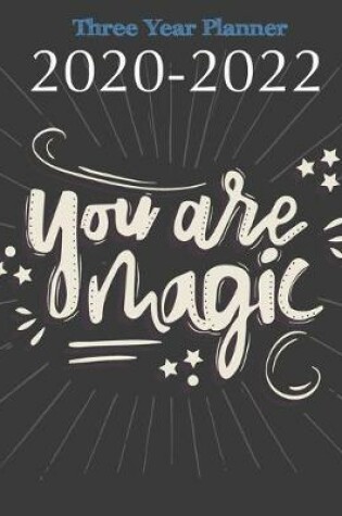 Cover of 2020-2022 Three Year Planner You Are Magic