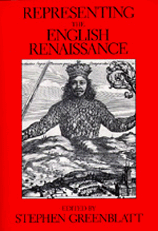 Book cover for Representing the English Renaissance