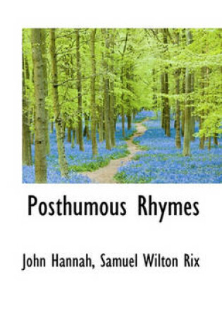 Cover of Posthumous Rhymes