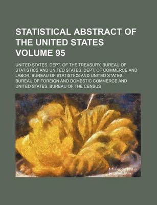 Book cover for Statistical Abstract of the United States Volume 95