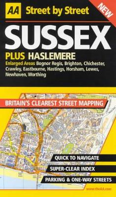 Cover of AA Street by Street Sussex
