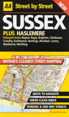 Book cover for AA Street by Street Sussex